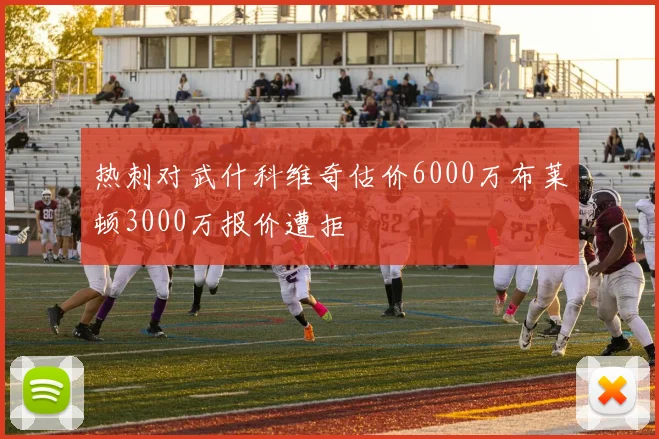 热刺对武什科维奇估价6000万布莱顿3000万报价遭拒